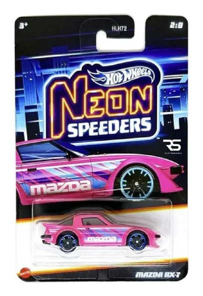 Hot Wheels Neon Yarışçılar  - MAZDA RX-7 JCB01 - Resim 5