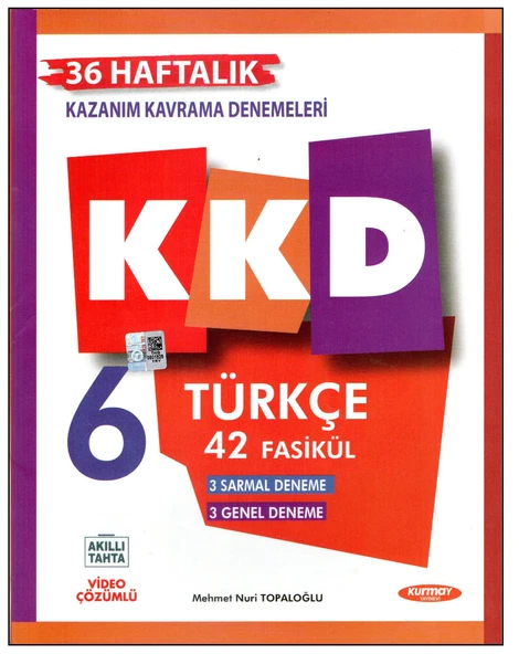 Kurmay Yayınları 6.Sınıf Türkçe KKD Fasikül ürün görseli 1