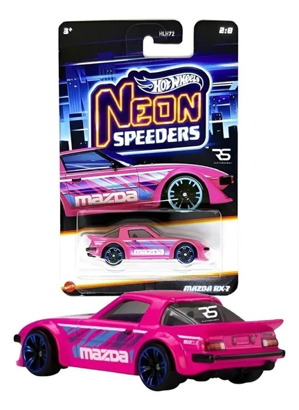 Hot Wheels Neon Yarışçılar  - MAZDA RX-7 JCB01 ürün görseli 1