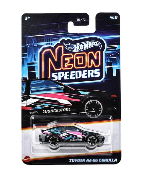 Hot Wheels Neon Yarışçılar  - TOYOTA AE-86 COROLLA JCB03 ürün görseli 1