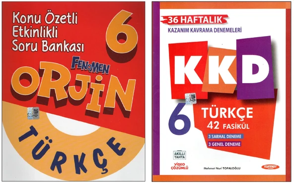 Orjin 6.Sınıf +Kurmay Yayınları KKD Türkçe ürün görseli 1