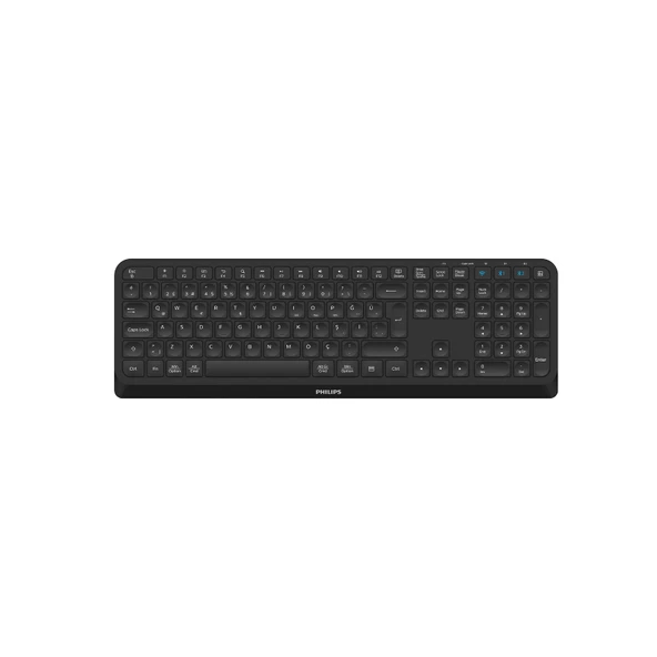 PHILIPS KABLOSUZ  KLAVYE&MOUSE SET SPT6407 SIYAH - Resim 3