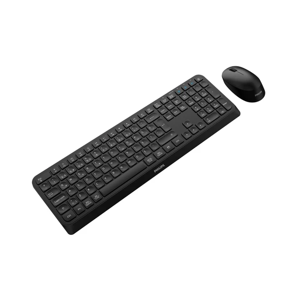 PHILIPS KABLOSUZ  KLAVYE&MOUSE SET SPT6407 SIYAH - Resim 2