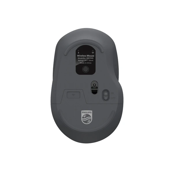 PHILIPS KABLOSUZ BLUETOOTH MOUSE SPK7448G GRI ürün görseli 1