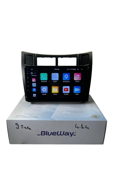 Toyota Yaris 2005-2009 BLUEWAY 4-64 PROFESYONEL OEM MULTİMEDİA ürün görseli 1