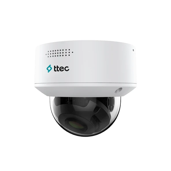 TTEC IPDP-2330L-MZ 2MP 2.8-12MM MOTORIZE 30MT DAHILI SESLI H265+ IP67 SMART LED IP DOME KAMERA ürün görseli 1