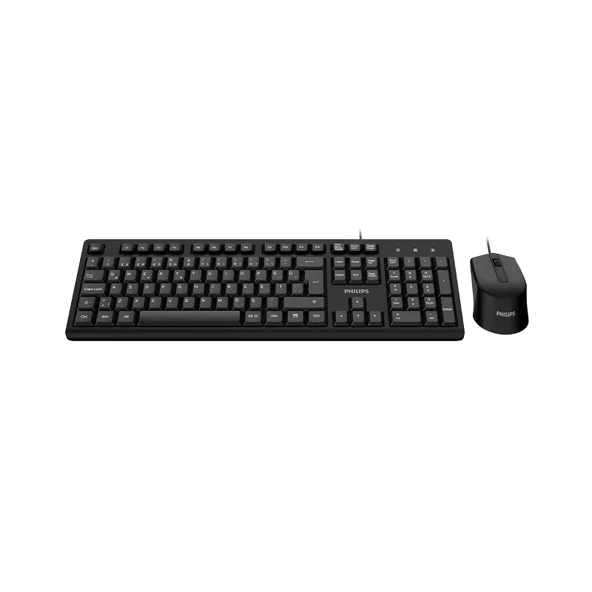 PHILIPS KABLOLU KLAVYE&MOUSE SET SPT6234 SIYAH - Resim 3