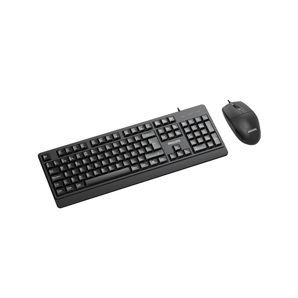 PHILIPS KABLOLU KLAVYE&MOUSE SET SPT6247B SIYAH - Resim 2