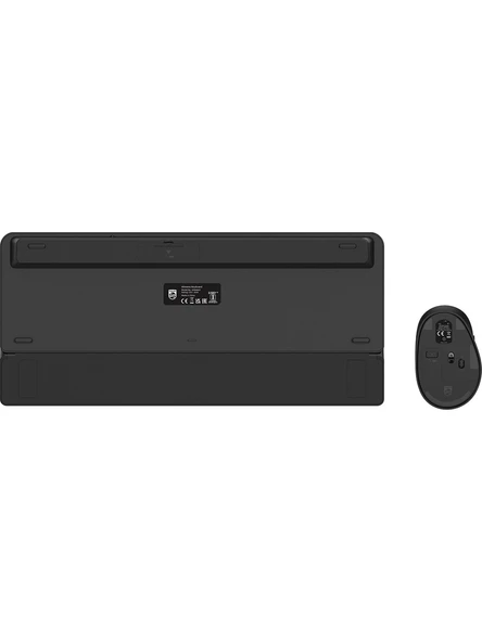 PHILIPS KABLOSUZ  KLAVYE&MOUSE SET SPT6607 SIYAH - Resim 2