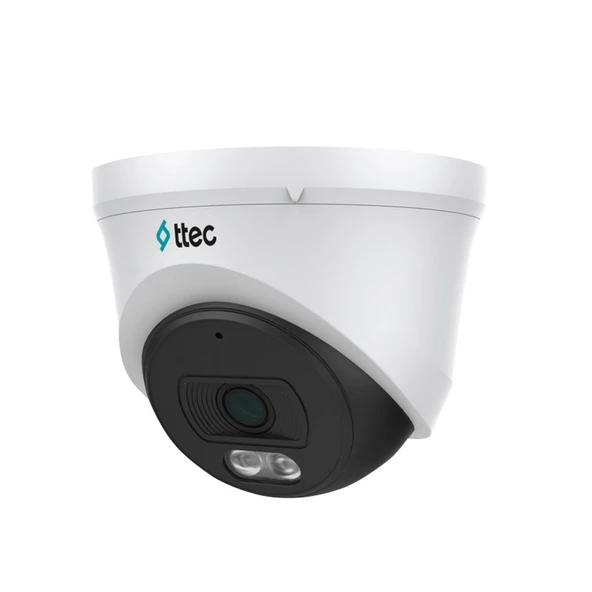 TTEC IPDP-2330M-M/SL-LITE 2MP 2.8MM 30MT DAHILI SESLI H265+ IP67 SMART LED IP DOME KAMERA ürün görseli 1