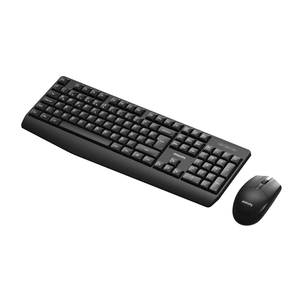 PHILIPS KABLOSUZ  KLAVYE&MOUSE SET SPT6337 SIYAH - Resim 3