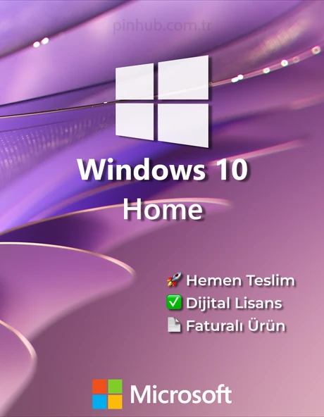 Windows 10 Home Lisans  Anahtarı ürün görseli 1