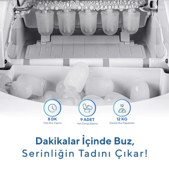 Kumtel HIM-02 Buz Makinesi - Resim 5