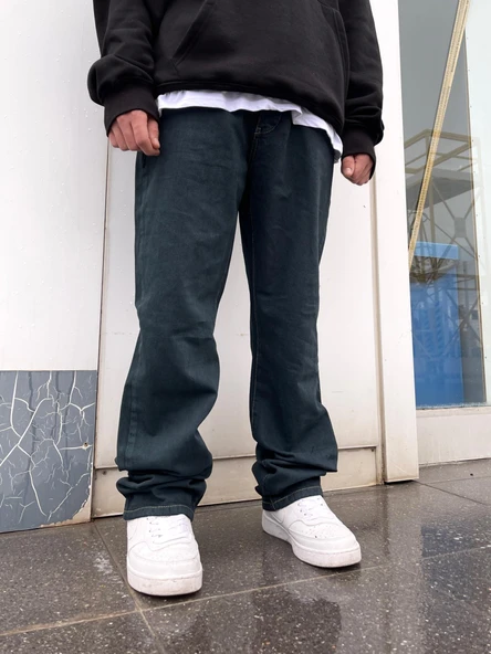 Premium Bol Paça Baggy Kot Pantolon ürün görseli 1