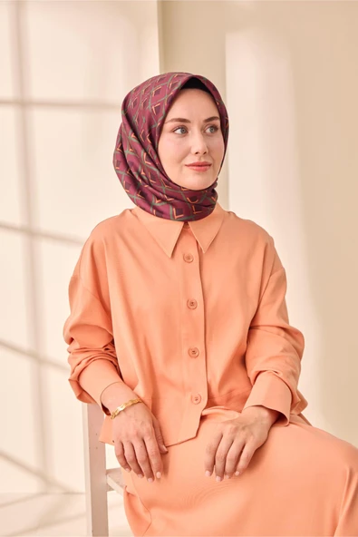 Twill İpek Eşarp 11474 - Resim 10