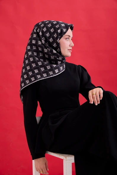 Twill İpek Eşarp 11474 - Resim 4