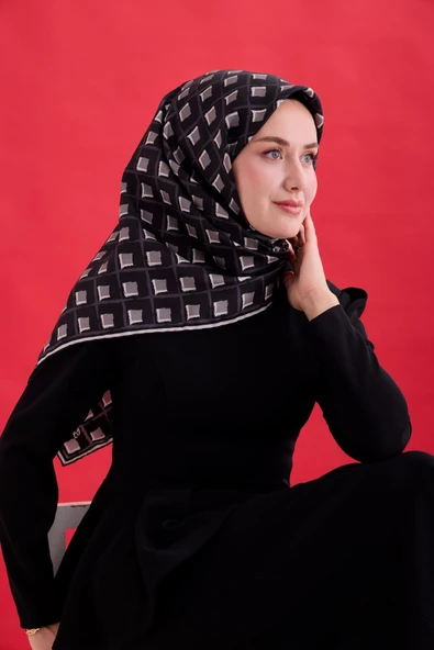 Twill İpek Eşarp 11474 - Resim 5
