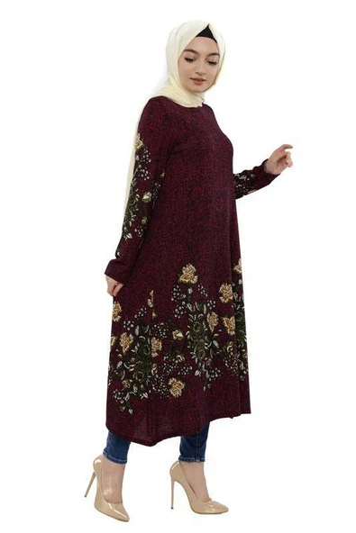 Moda Çizgi İşlemeli Krep Şal ürün görseli 1