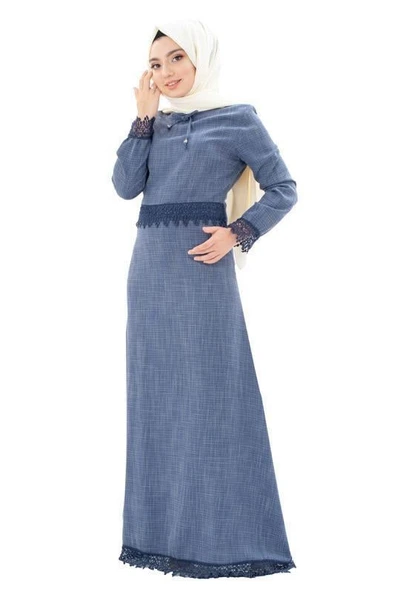 Moda Çizgi Tesettür Elbise - Resim 3
