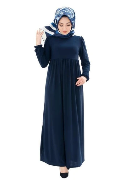 Moda Çizgi Tesettür Elbise ürün görseli 1