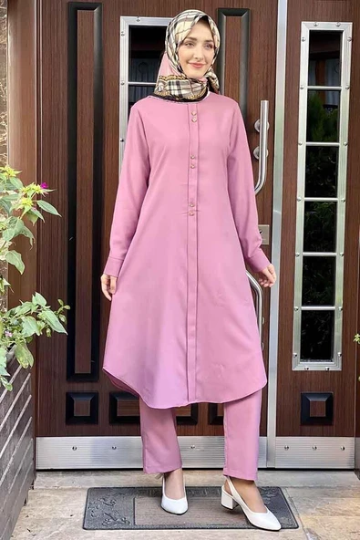 Moda Çizgi Tesettür Takım - Resim 4