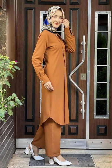 Moda Çizgi Tesettür Takım - Resim 3