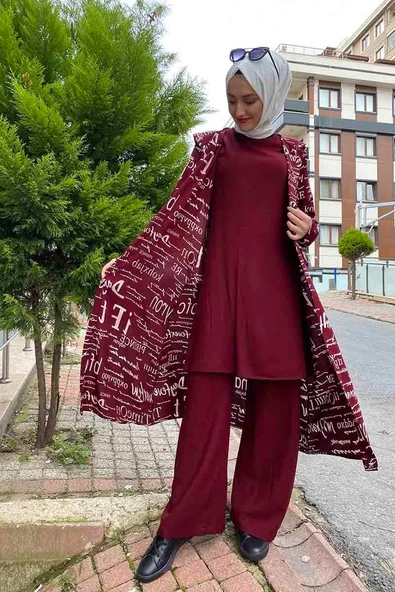 Moda Çizgi Tesettür Takım - Resim 2