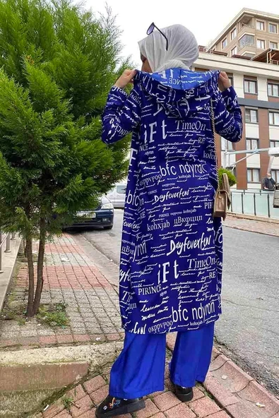 Moda Çizgi Tesettür Takım - Resim 5