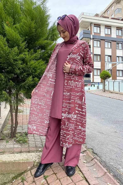 Moda Çizgi Tesettür Takım ürün görseli 1