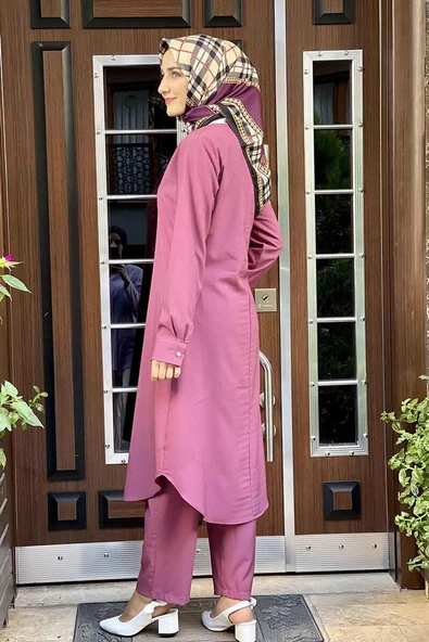 Moda Çizgi Tesettür Takım - Resim 5