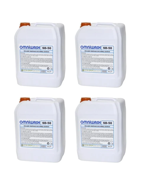 Omniwash SD-50 Bulaşık Makinesi Sıvı Kireç Çözücü 5000 ml 4 Adet ürün görseli 1