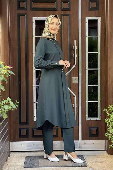 Moda Çizgi Tesettür Takım - Resim 3