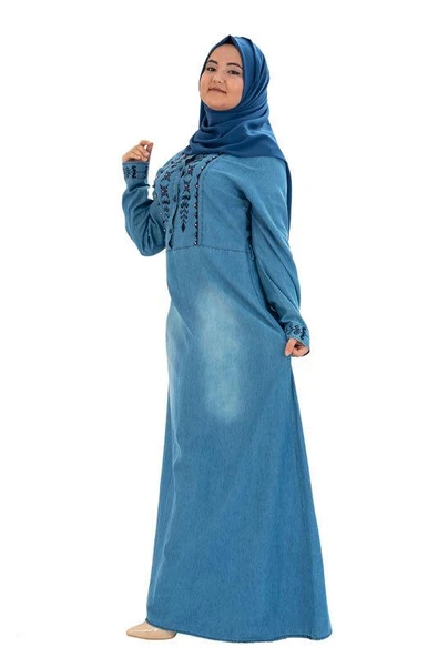 Moda Çizgi Tesettür Elbise - Resim 2