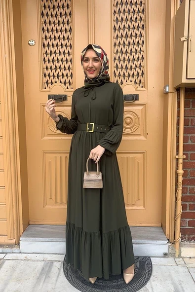Moda Çizgi Tesettür Elbise - Resim 2