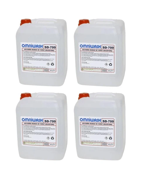 Omniwash SD-700 Hijyenik Paspas ve Yüzey Solüsyonu 5000 ml 4 Adet ürün görseli 1