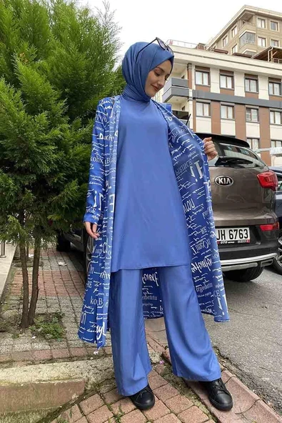 Moda Çizgi Tesettür Takım - Resim 2