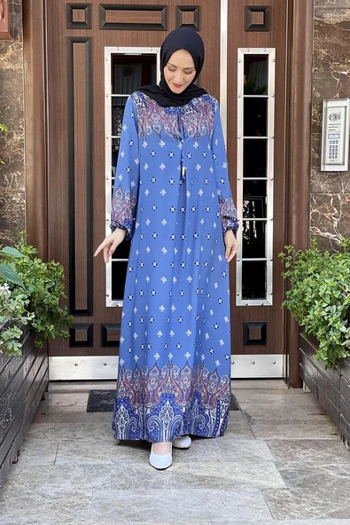 Moda Çizgi Tesettür Elbise - Resim 2