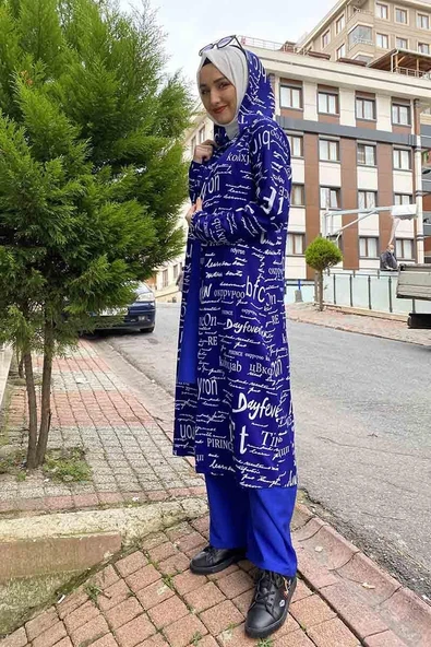 Moda Çizgi Tesettür Takım - Resim 4