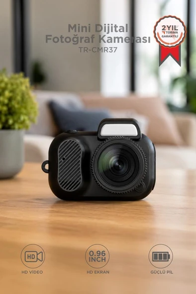 Dijital Fotoğraf Makineleri Video Mini Kamera 480P CMR37 Siyah ürün görseli 1