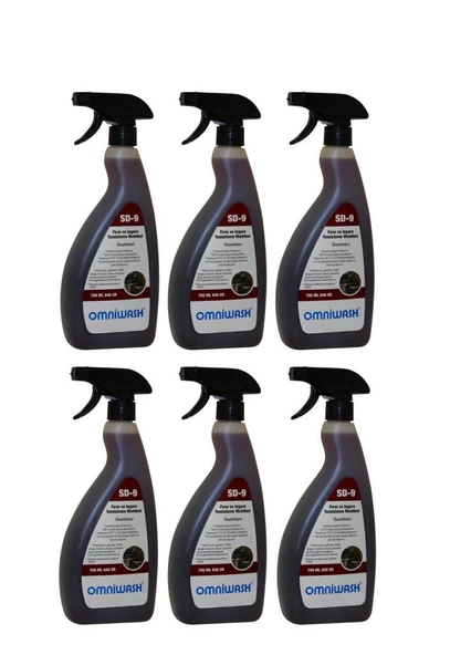Omniwash Sd-9 750ml Yağ Sökücü Fırın ve Izgara Temizleme Maddesi 6 Adet ürün görseli 1