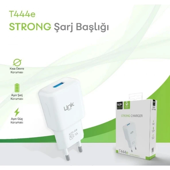 LİNKTECH 2.1A USB Şarj Aleti (Kablosuz) ürün görseli 1