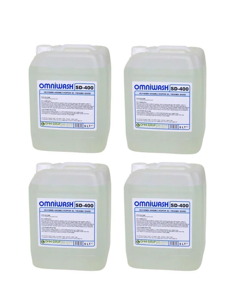 Omniwash SD-400 5000ml Hijyenik Köpük Sıvı El Sabunu 4 Adet ürün görseli 1