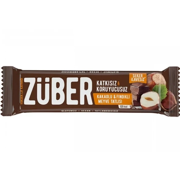 Züber Meyve Barı 40 Gr Fındık Ve Kakaolu ürün görseli 1