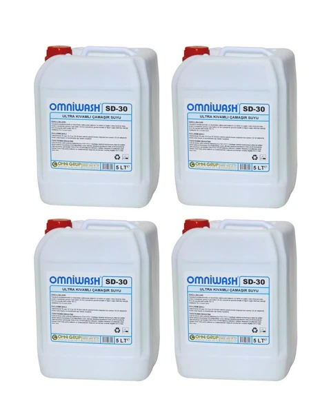 Omniwash SD-30 5000 ml Ultra Kıvamlı Çamaşır Suyu 4 Adet ürün görseli 1
