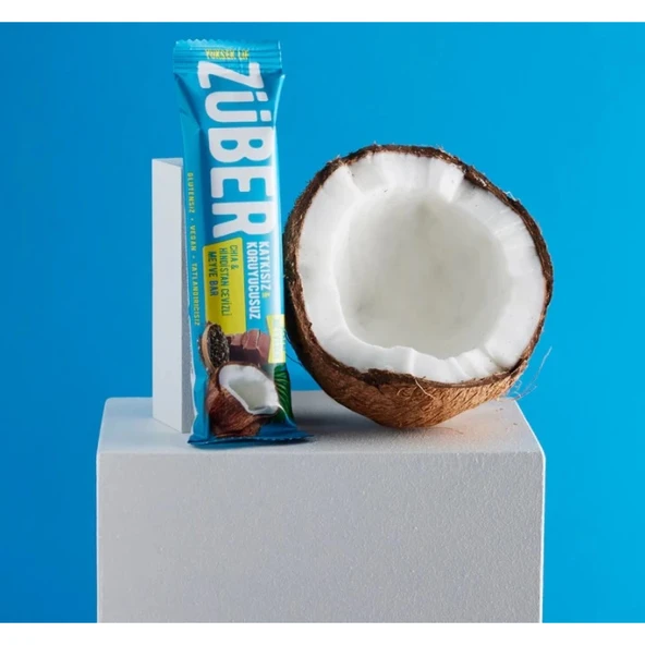 Züber Meyve Barı 40 Gr Chia Ve Hindistan Cevizli ürün görseli 1
