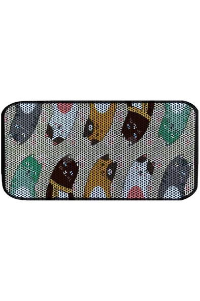 Aktunç Elekli Tuvalet Desenli Önü Kedi Kumu Paspası 60X120 cm DESEN 6 ürün görseli 1