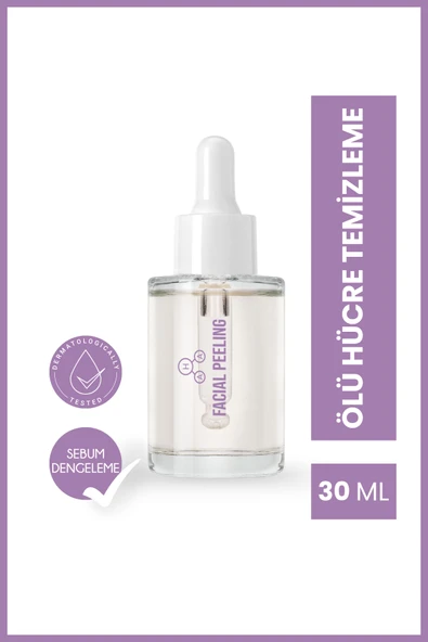 AHA & BHA Yenileyici Peeling Serumu – Gözenek Sıkılaştırıcı & Mat Ton Arındırma ürün görseli 1