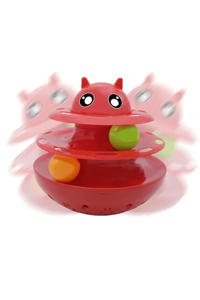 Nunbell Mama Hazneli Yatmaz Sallanan Kedi Köpek Oyuncağı Shaking Circular Turntable Cat And Dog Toy ürün görseli 1