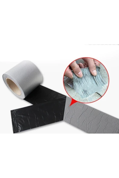 kartalshopping Çamur Bant Alüminyum İzolasyon Tamir Çatlak Bandı 2m x 10cm ürün görseli 1