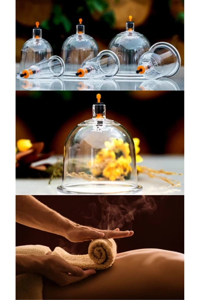 BORALEECHES 6 No Hacamat Kupası 10 Adet Yedek Kupa Hijama Cupping, Cupping Therapy Türkiyenin Yerli Markası ürün görseli 1
